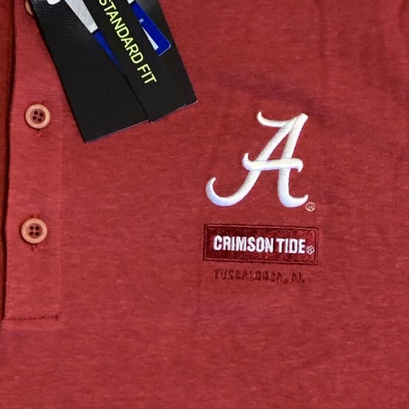 Nike Alabama Crimson Tide Solid Polo Men's Short Sleeve CN7953-698 Men’s… - Picture 8 of 8